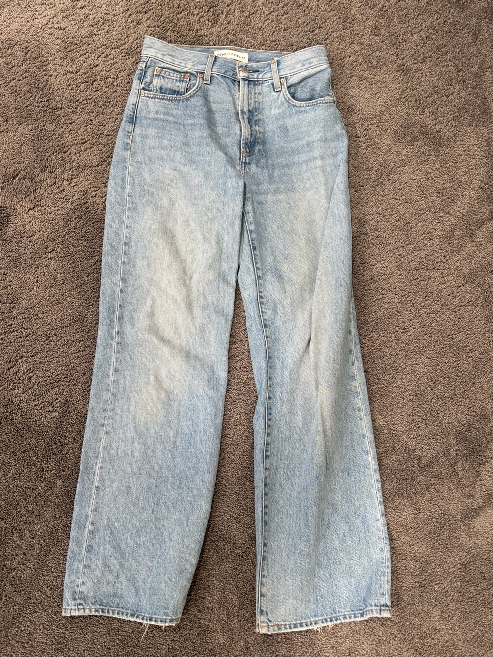 Denim Forum Light Blue Boyfriend Jeans - Picture 2 of 5